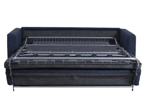 Driezits Express Bedbank Van Stof Ganoa - Blauw