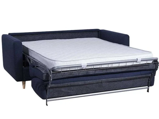 Driezits Express Bedbank Van Stof Ganoa - Blauw