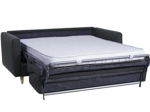 Driezits Express Bedbank Van Stof Ganoa - Blauw