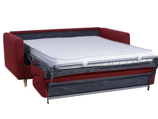 Driezits Express Bedbank Van Stof Ganoa - Blauw