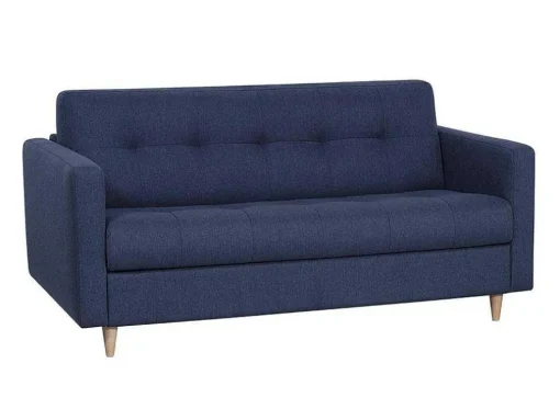 Driezits Express Bedbank Van Stof Ganoa - Blauw