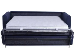 Driezits Express Bedbank Van Stof Ganoa - Blauw