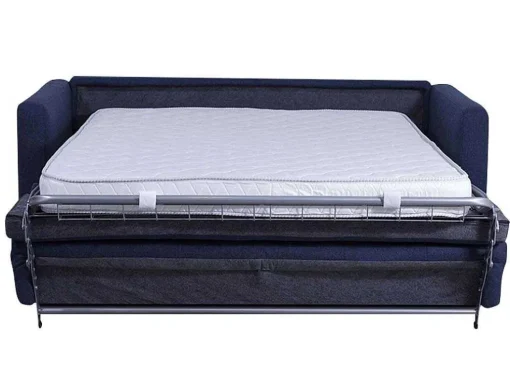 Driezits Express Bedbank Van Stof Ganoa - Blauw