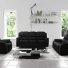 Driezits Relaxbank Microvezel Hernani - Zwart