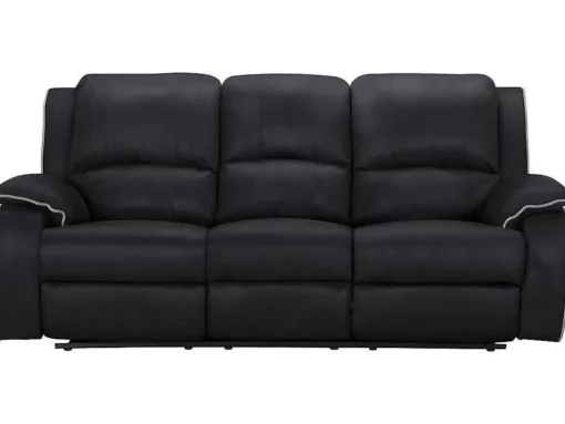 Driezits Relaxbank Microvezel Hernani - Zwart
