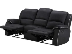 Driezits Relaxbank Microvezel Hernani - Zwart
