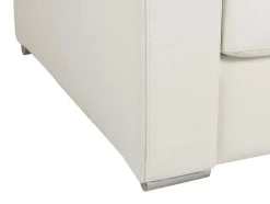 Driezits Slaapbank 100% Buffelleer Delectea Ii - Wit