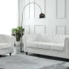 Driezitsbank Van Buffelleer Chesterfield - Wit