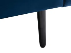 Driezitsbank Van Fluweel - Blauw - Estela