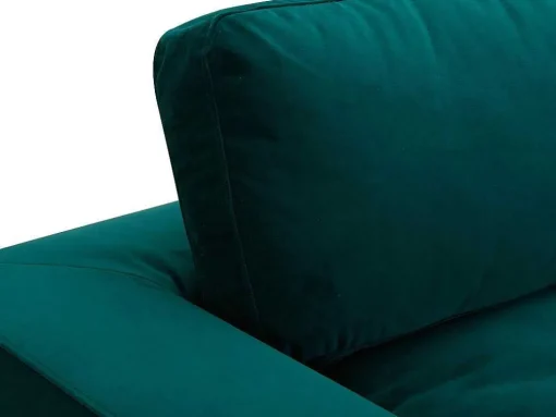 Driezitsbank Van Smaragdgroen Velours Amaury