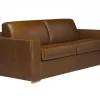 Driezits-Slaapbank 100% Buffelleer Delectea Ii - Kleur: Vintage Karamel
