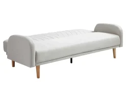 Driezitsslaapbank Van Cremekleurige Stof Venafra