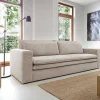 Driezitsslaapbank Van Cremewit Ribfluweel Tilia.