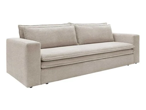 Driezitsslaapbank Van Cremewit Ribfluweel Tilia.