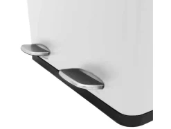 Dubbele Pedaalemmer 60 L - Wit