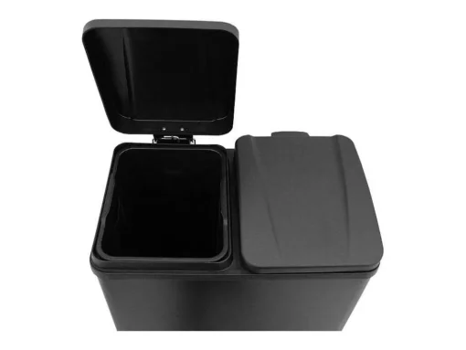 Dubbele Pedaalemmer 60 L - Zwart