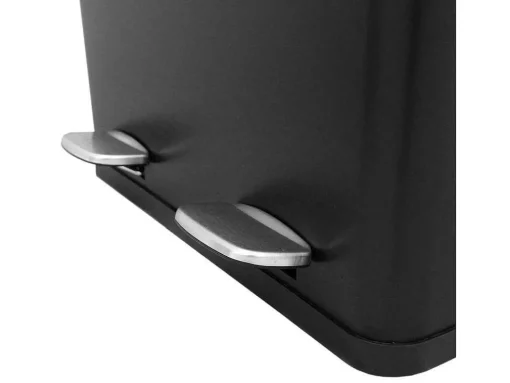 Dubbele Pedaalemmer 60 L - Zwart