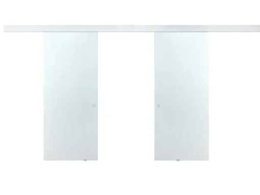 Dubbele Schuifdeur In Opbouw - H205 X L166 Cm - Gehard Glas - Alina