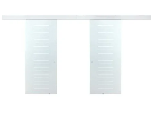 Dubbelwandige Schuifdeur - H205 X L166Cm - Gehard Glas - Astana