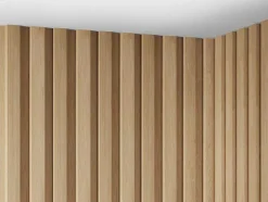 3D-Wandpaneel - 2,83 M - Natuurlijke Houtkleur - Set Van 8 - Flint