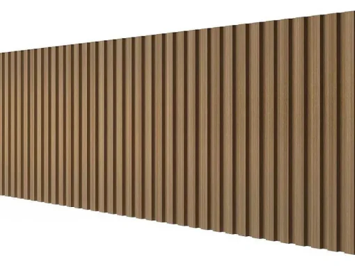 3D-Wandpaneel - 3,71 M - Natuurlijke Houtkleur - Set Van 8 - Tatiana