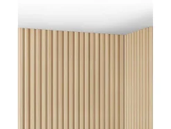 3D-Wandpaneel - 3,71 M - Natuurlijke Lichte Houtkleur - Set Van 8 - Tatiana