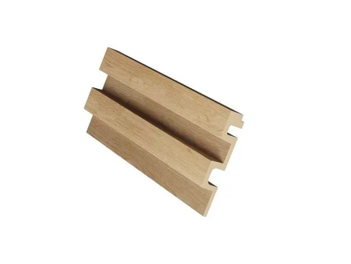3D-Wandpaneel - 2,83 M - Natuurlijke Houtkleur - Set Van 8 - Flint