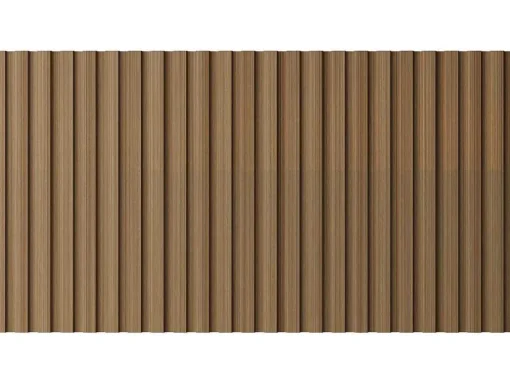3D-Wandpaneel - 3,71 M - Natuurlijke Houtkleur - Set Van 8 - Tatiana