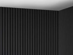 3D-Wandpaneel - 2,83 M - Zwart - Set Van 8 - Clinton