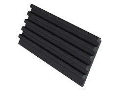 3D-Wandpaneel - 2,83 M - Zwart - Set Van 8 - Clinton