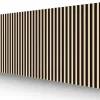 3D-Wandpaneel - 2,83 M - Zwart En Goudkleurig - Set Van 8 - Clinton