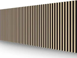 3D-Wandpaneel - 2,83 M - Zwart En Goudkleurig - Set Van 8 - Clinton