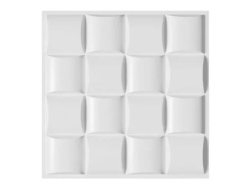 3D-Wandpaneel Om Te Beschilderen - Set Van 3M - Set Van 12 Stuks - Corby