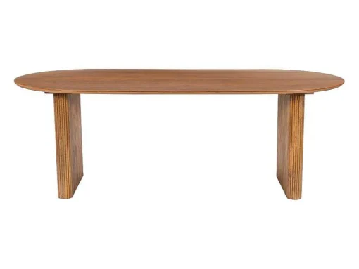 Eettafel 8 Plaatsen Van Mangohout - Naturel - Balimela