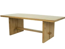 Eettafel 8 Plaatsen Van Teakhout - Kleur: Naturel - Lenida