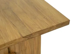 Eettafel 8 Plaatsen Van Teakhout - Kleur: Naturel - Lenida