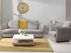 Eigentijdse Wandklok Bossifa - D. 40 Cm - Natuurlijke Kleur