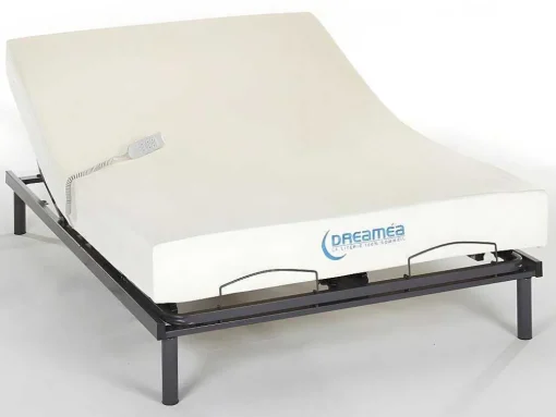Elektrische Bed - Bedbodem En Matras - Met Vormgeheugen Jimbaran Ii Van Dreamea - Motor Okin - 140 X 200 Cm
