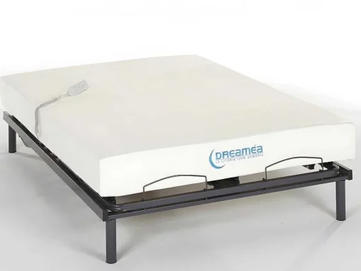 Elektrische Bed - Bedbodem En Matras - Met Vormgeheugen Jimbaran Ii Van Dreamea - Motor Okin - 140 X 200 Cm