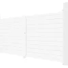 Elektrische Draaipoort Van Aluminium L397 X H181 Cm Wit - Nazario