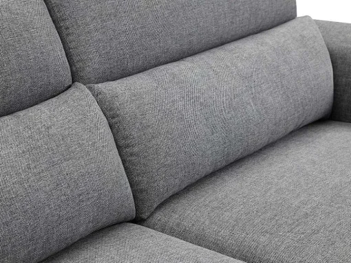 Elektrische Driezits Relaxbank Macari - Stof - Grijs