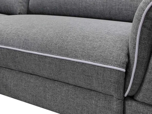 Elektrische Driezits Relaxbank Macari - Stof - Grijs