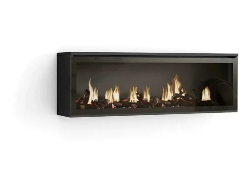 Elektrische Haard Led , 107X38X25Cm, Woonkamer - Eetkamer, Elektrische Haard, Zwart