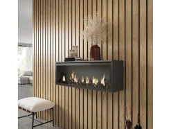 Elektrische Haard Led , 107X38X25Cm, Woonkamer - Eetkamer, Elektrische Haard, Zwart