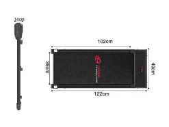 Elektrische Loopband Met Lcd -Display Voor Oefening Van Het Thuiskantoor