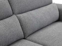Elektrische Relaxbankstel 3+2 Macari - Stof - Grijs
