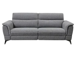 Elektrische Relaxbankstel 3+2 Macari - Stof - Grijs