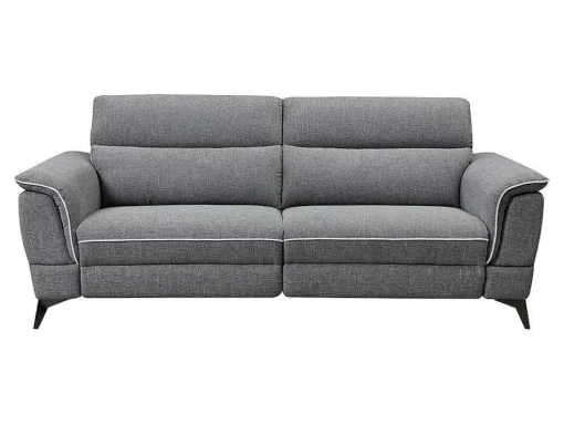 Elektrische Relaxbankstel 3+2 Macari - Stof - Grijs