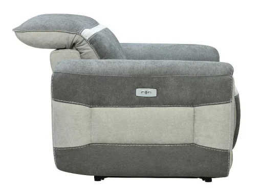 Elektrische Relaxfauteuil In Donkergrijze Stof Orietto
