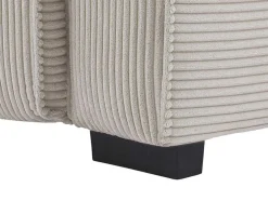 Elektrische Relaxfauteuil Van Lichtgrijs Ribfluweel Amelio